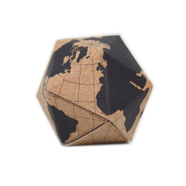 Mini Cork Foldable Globe