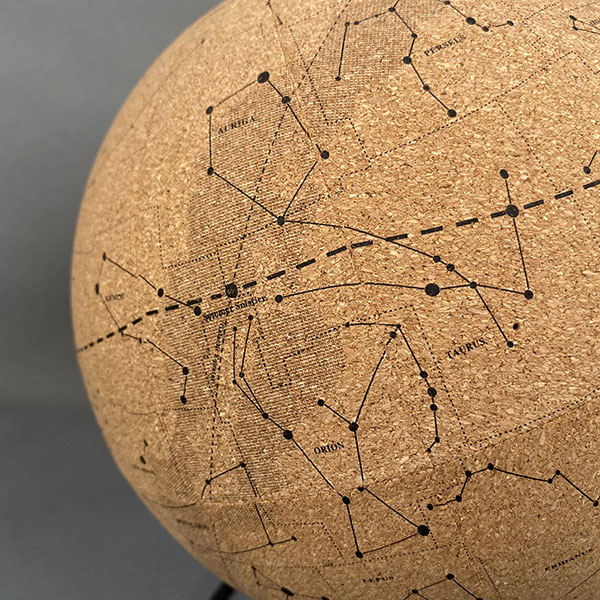 Celestial Star Cork Globe