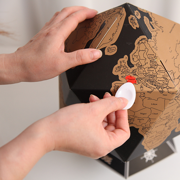 Scratch Paper Globe