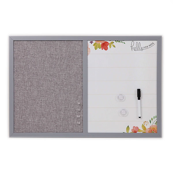 Dry Erase Board Felt Pin Board Combo