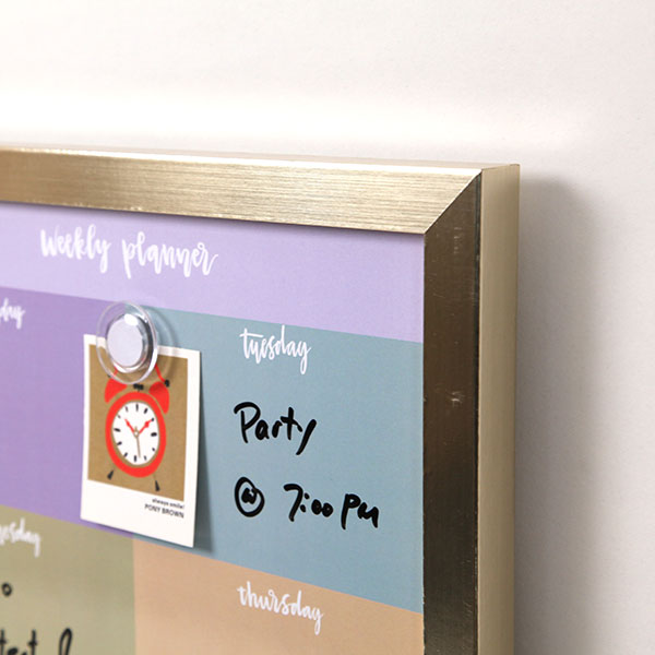 Magnetic Weekly Planner Letter Board Combo