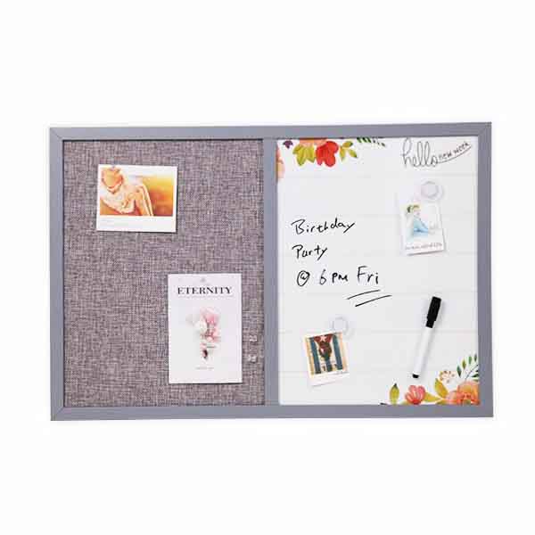 Dry Erase Board Felt Pin Board Combo