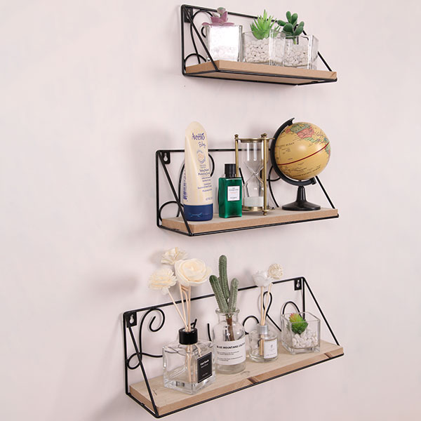 Wall Mounted Shelf Set of 3