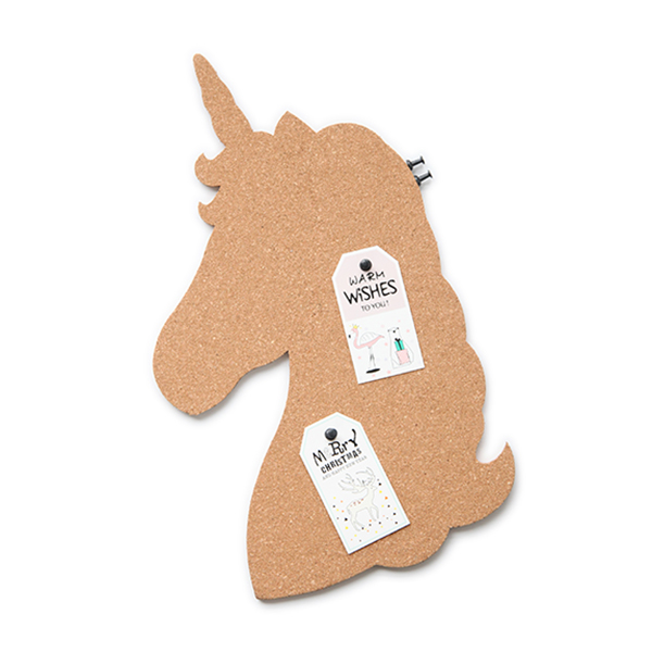 Unicorn Shaped Cork Board