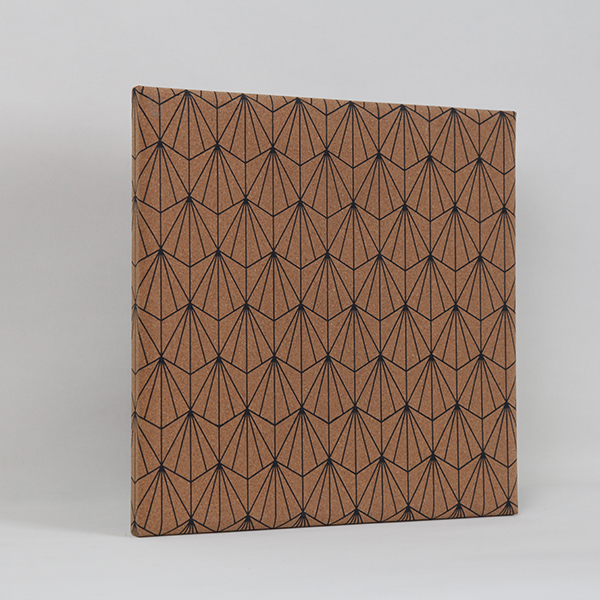 Geometric Design Frameless Bulletin Board