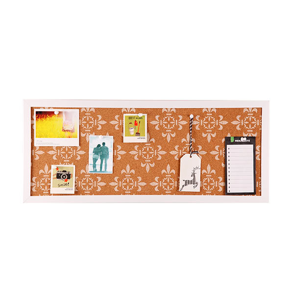 Framed Cork Notice Board with Printing