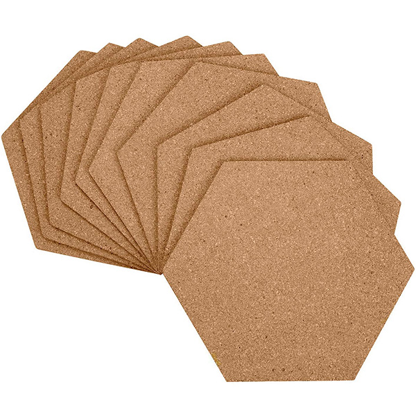 Hexagon Wall Cork Tiles