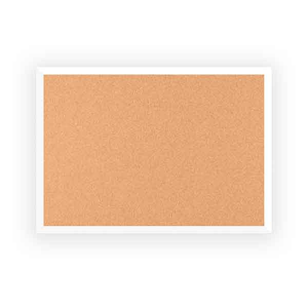 White Frame Cork Board