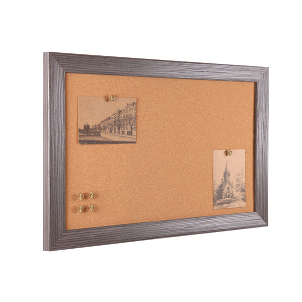 Retro Style Framed Cork Bulletin Board