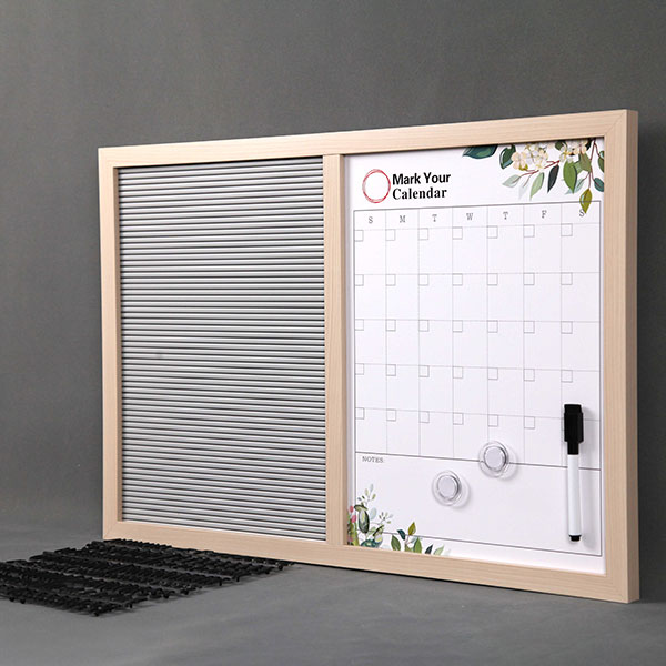 Natural Style Monthly Planner Letter Board Combo