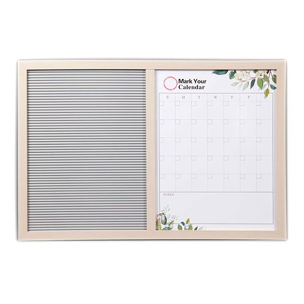 Natural Style Monthly Planner Letter Board Combo