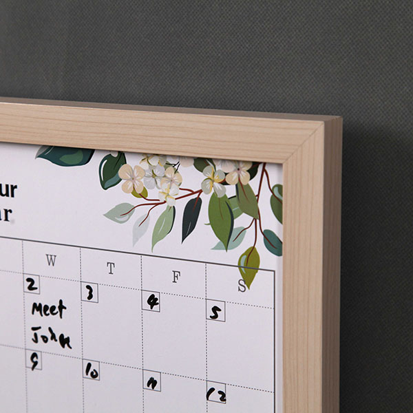 Natural Style Monthly Planner Letter Board Combo