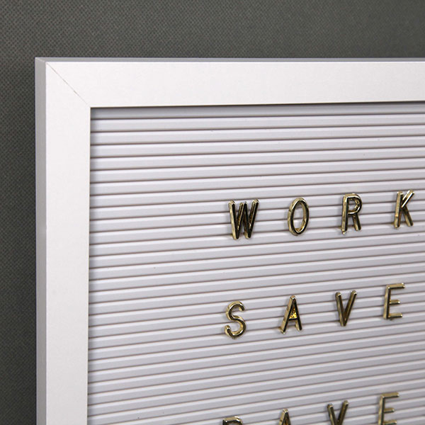 Framed Dry Erase Board Letter Board Combo