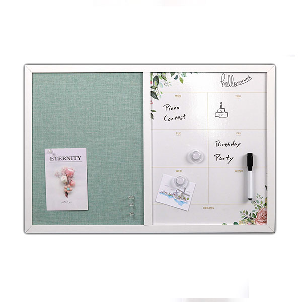 Framed Weekly Planner Felt Pin Board Combo