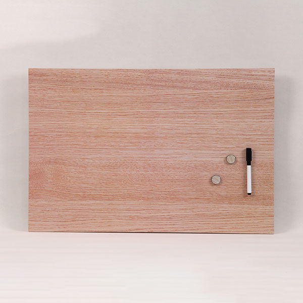 Frameless Magnetic Wood Grain Whiteboard