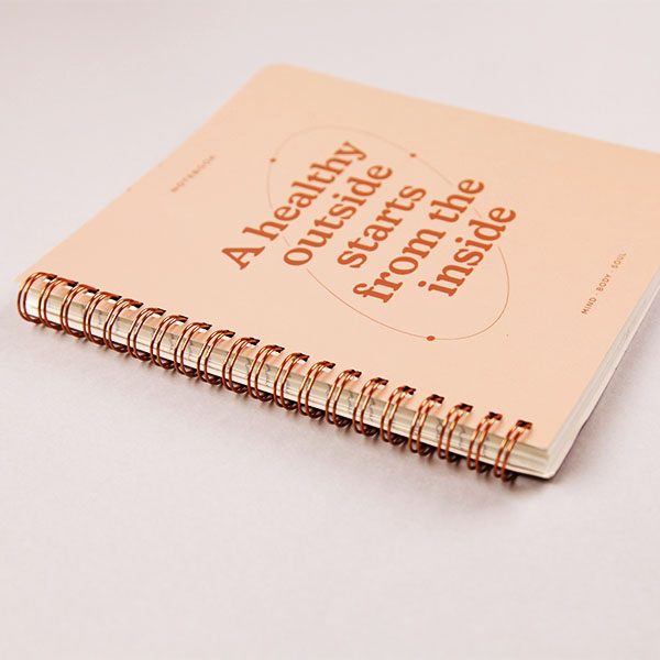 Spiral Bound Soft Cover Notebook