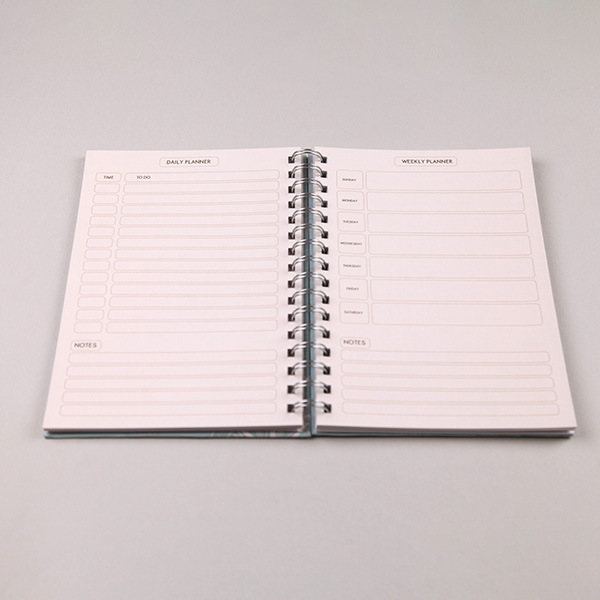 A5 Spiral Ruled Notebook Planner