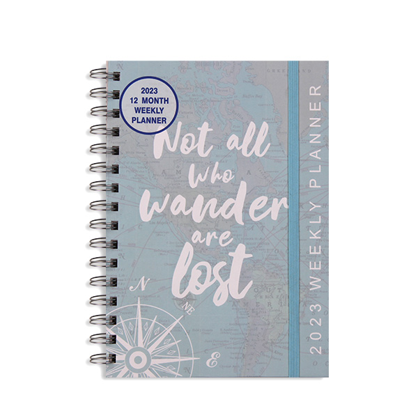 A5 Spiral Ruled Notebook Planner