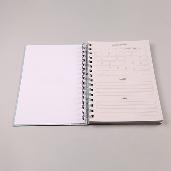 A5 Spiral Ruled Notebook Planner