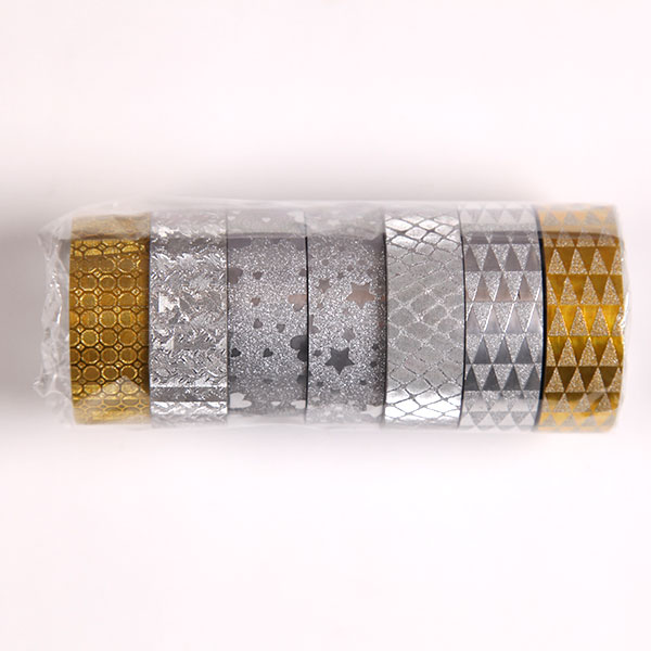 Gold Silver Glitter Tape 