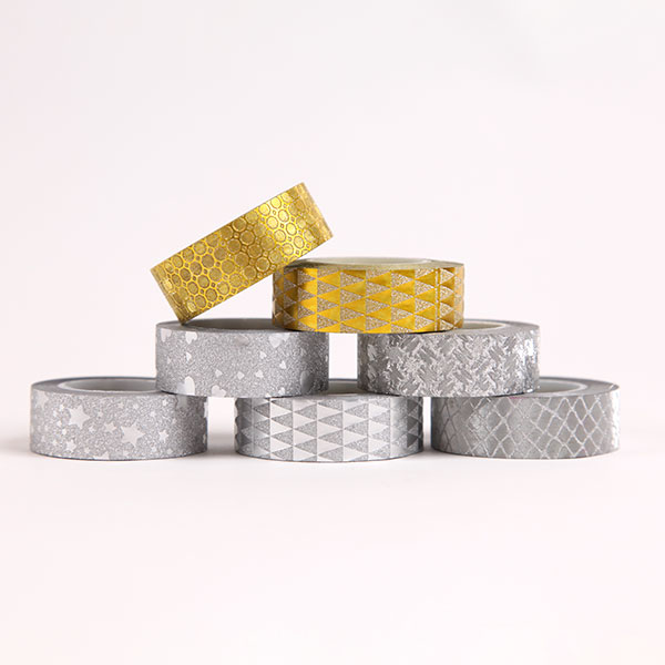 Gold Silver Glitter Tape 