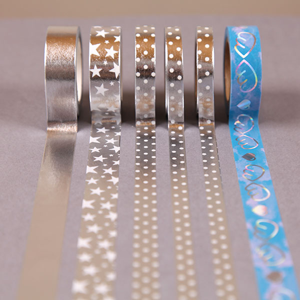 Silver Foil Washi Tape