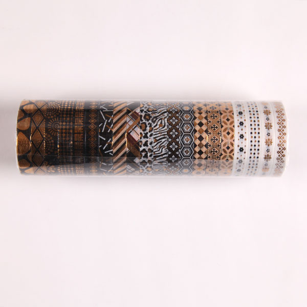 Thin Black Gold Washi Tape