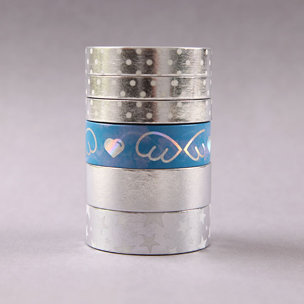 Silver Foil Washi Tape