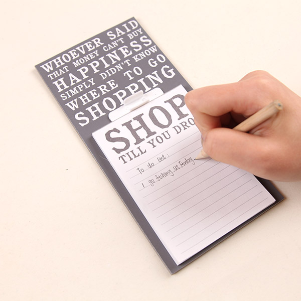 Magnetic Shopping List Notepad