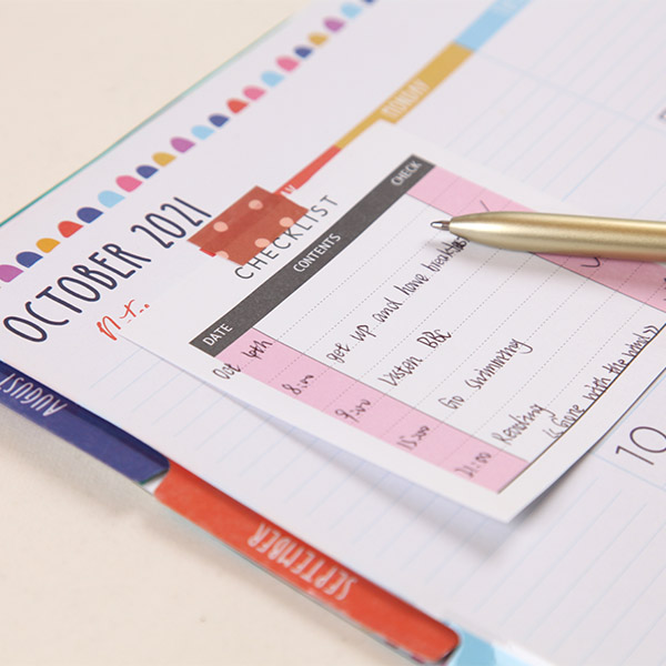 Weekly Planner Sticky Notes Pad