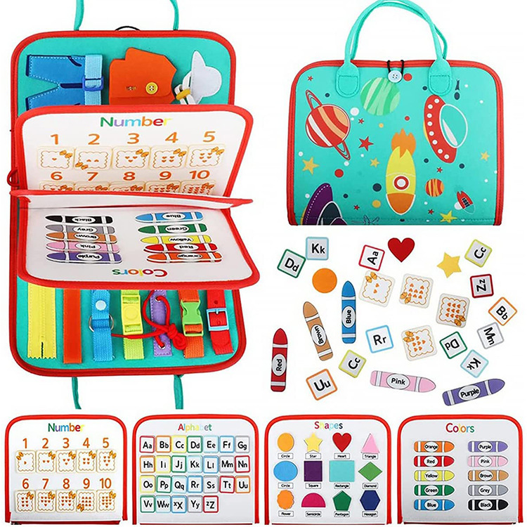 Busy Board Montessori Toys, Busy Bag, Travel Toy