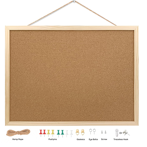 Wooden Framed Cork Board