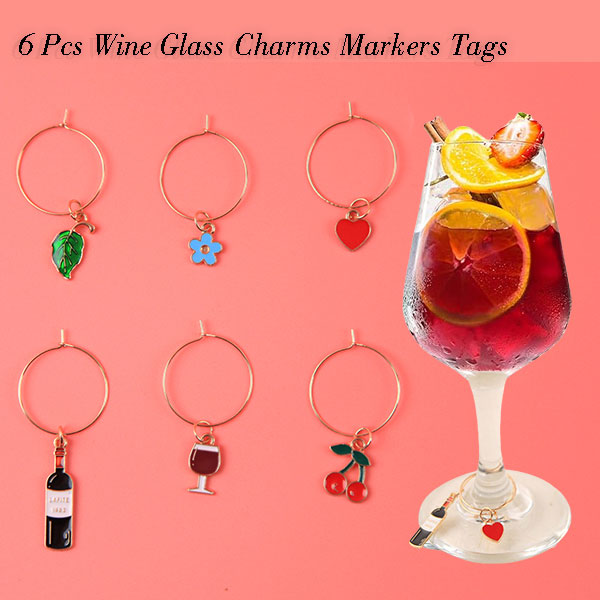 Wine Glass Charms & Markers