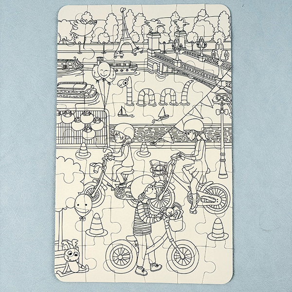 Coloring Puzzle-48 pieces