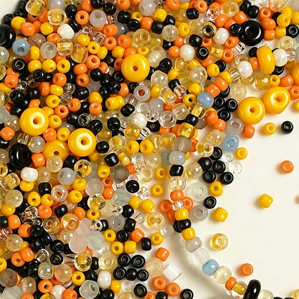 Candy Color Mixed Glass Beads