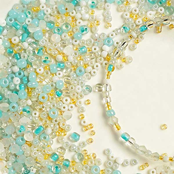 Candy Color Mixed Glass Beads