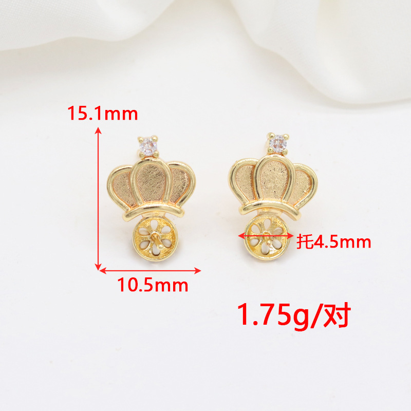 Gold-Plated DIY Earring Findings